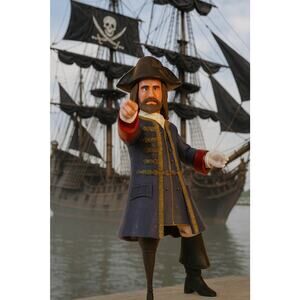 Captain Barbossa Poseable Fig Pirates Of The Caribbean 4" Jakks 2011